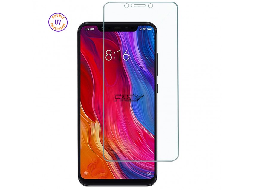 Protector Pantalla XIAOMI MI 8 Cristal Templado, Doble Protección UV