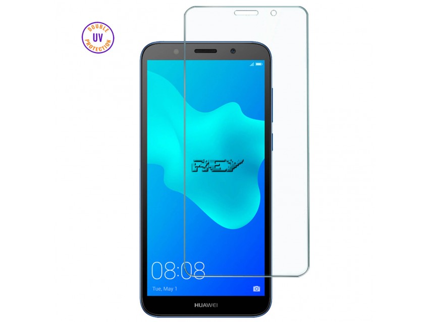 Protector Pantalla HUAWEI Y5 PRIME 2018 Cristal Templado, Doble Protección UV