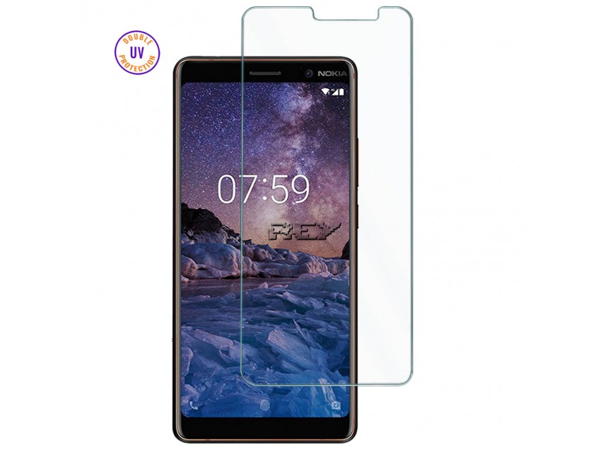 Protector Pantalla NOKIA 7 PLUS Cristal Templado, Doble Protección UV