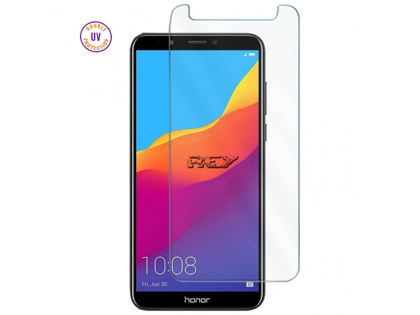 Protector Pantalla HUAWEI Y7 2018 Cristal Templado, Doble Protección UV