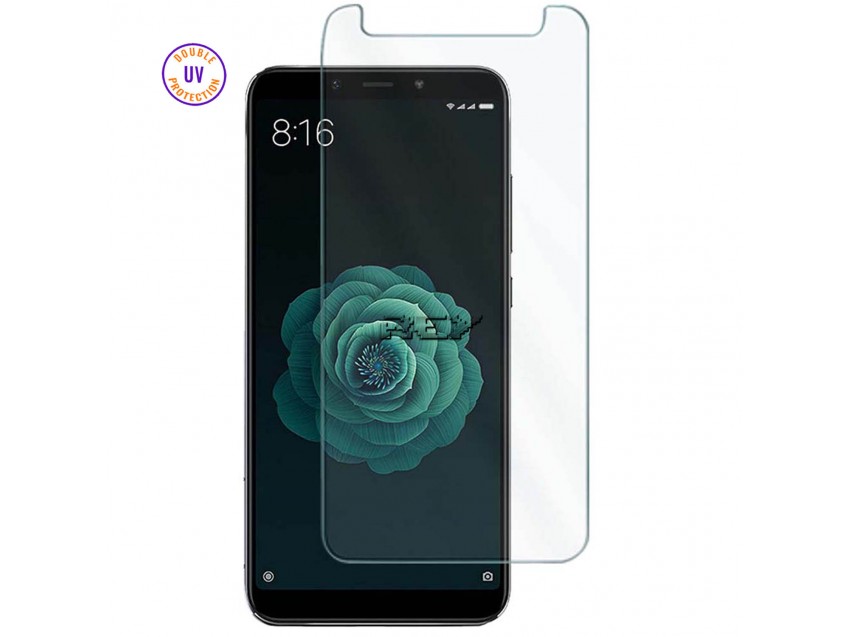Protector Pantalla XIAOMI MI A2 Cristal Templado, Doble Protección UV