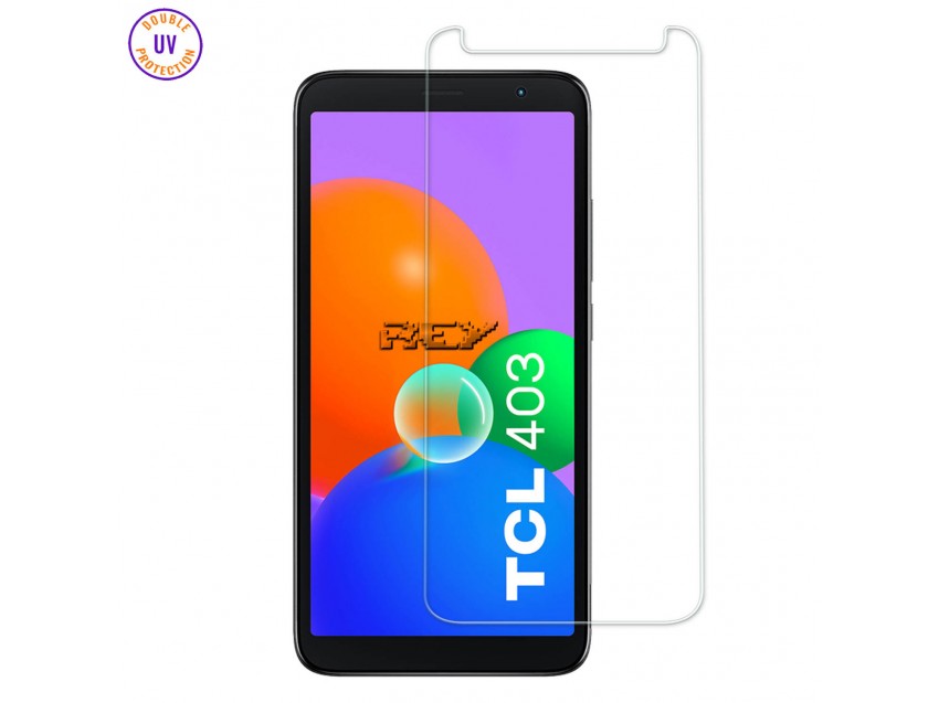 Protector Pantalla TCL 403 Cristal Templado, Doble Protección UV