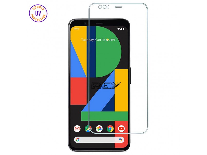 Protector Pantalla GOOGLE PIXEL 4 XL Cristal Templado, Doble Protección UV