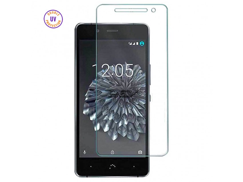Protector Pantalla BQ AQUARIS X5 Cristal Templado, Doble Protección UV