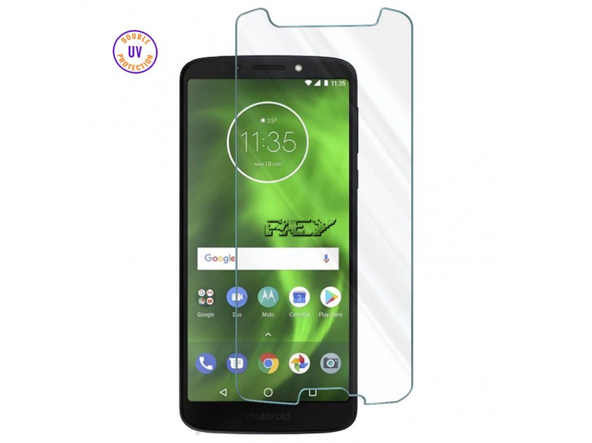 Protector Pantalla MOTOROLA MOTO G6 Cristal Templado, Doble Protección UV