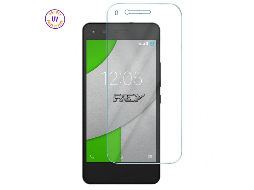 Protector Pantalla BQ AQUARIS M4.5 Cristal Templado, Doble Protección UV