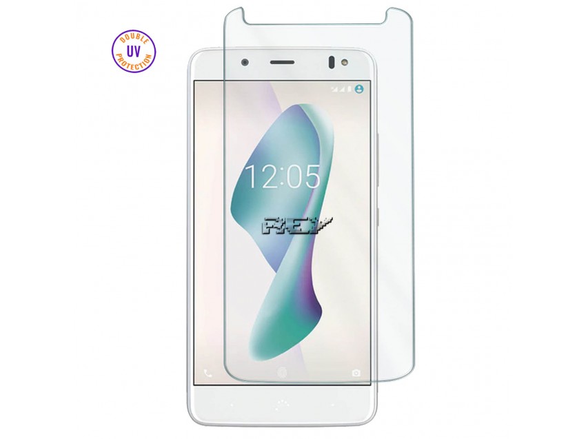 Protector Pantalla BQ AQUARIS U2 Cristal Templado, Doble Protección UV