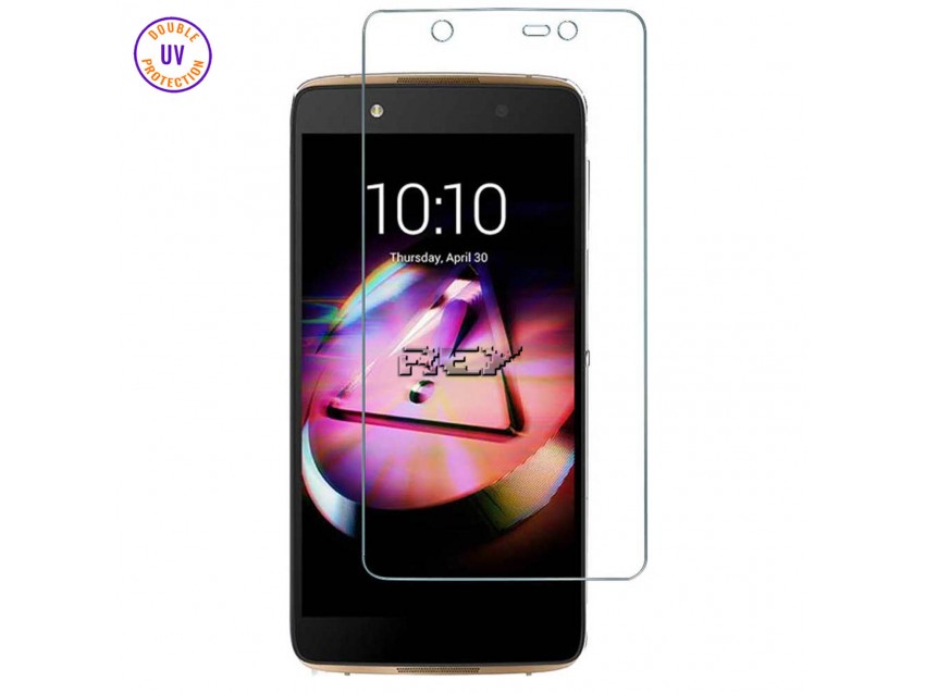 Protector Pantalla ALCATEL ONE TOUCH IDOL 4 Cristal Templado, Doble Protección UV