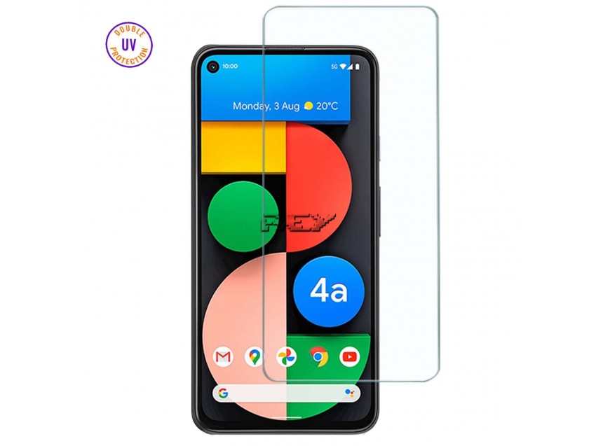 Protector Pantalla GOOGLE PIXEL 4a 5G Cristal Templado, Doble Protección UV