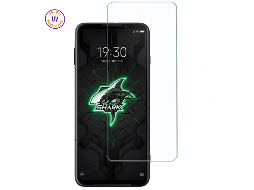 Protector Pantalla XIAOMI BLACK SHARK 3s Cristal Templado, Doble Protección UV