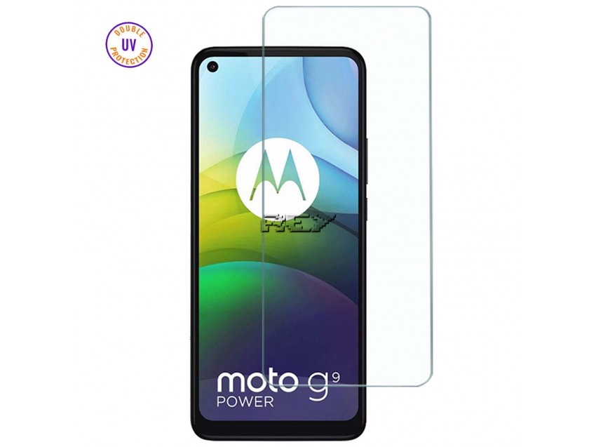 Protector Pantalla MOTOROLA MOTO G9 POWER Cristal Templado, Doble Protección UV