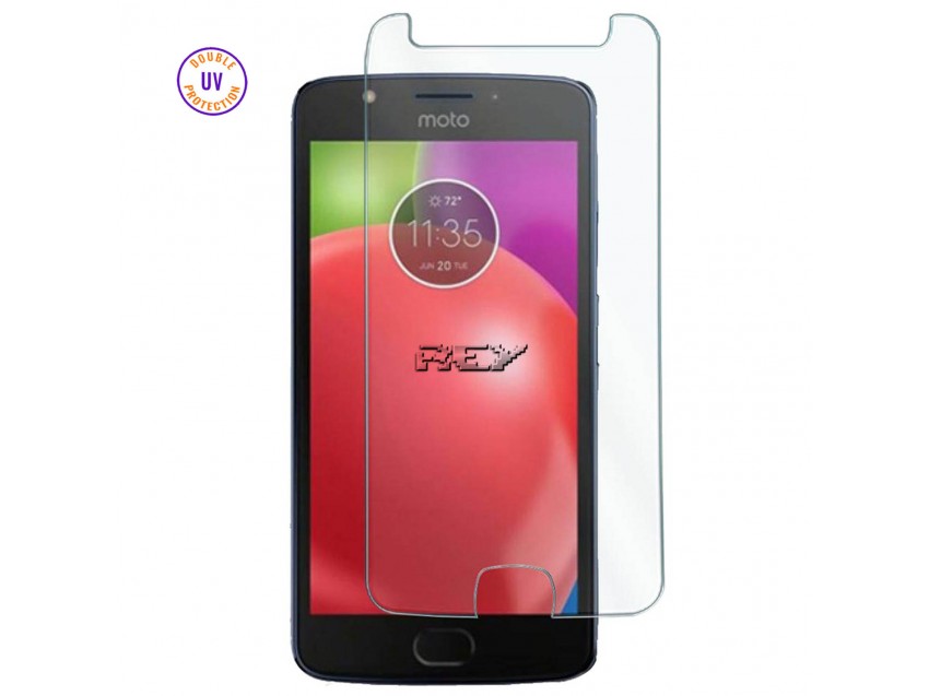 Protector Pantalla MOTOROLA MOTO E4 Cristal Templado, Doble Protección UV