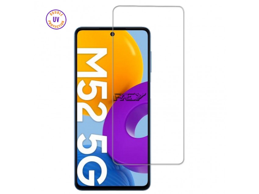 Protector Pantalla SAMSUNG GALAXY M52 5G Cristal Templado, Doble Protección UV
