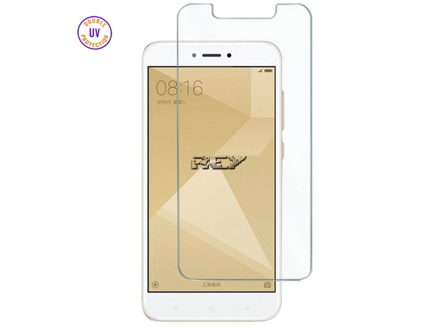 Protector Pantalla XIAOMI REDMI 4X Cristal Templado, Doble Protección UV