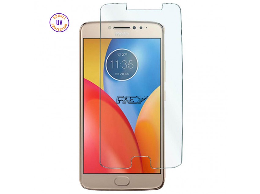 Protector Pantalla MOTOROLA MOTO E4 PLUS Cristal Templado, Doble Protección UV