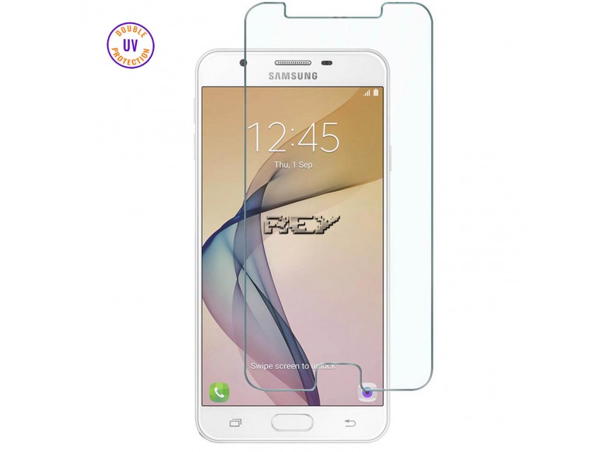 Protector Pantalla SAMSUNG GALAXY J7 PRIME Cristal Templado, Doble Protección UV