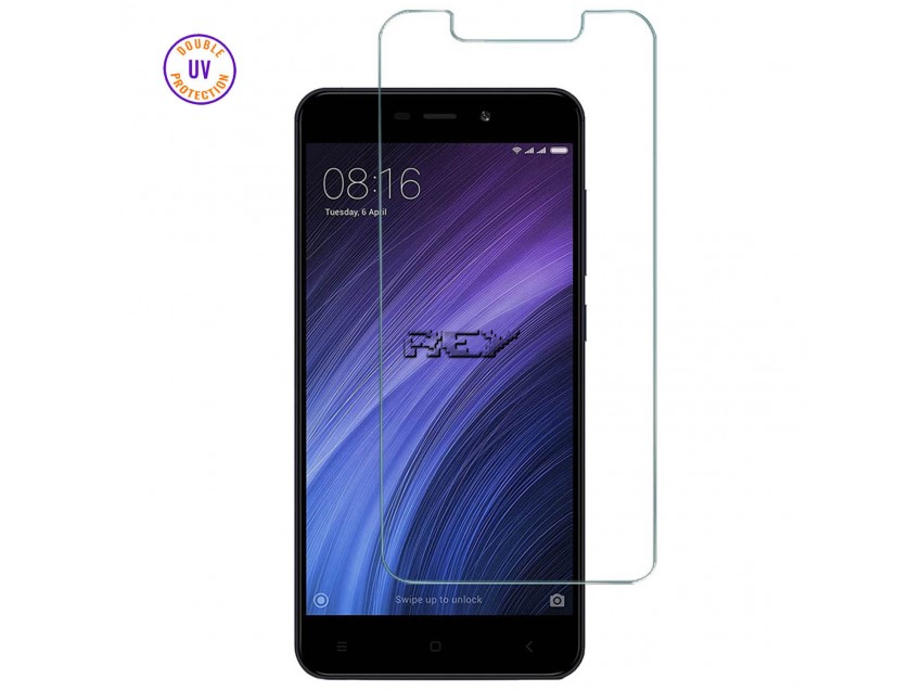 Protector Pantalla XIAOMI REDMI 4 Cristal Templado, Doble Protección UV