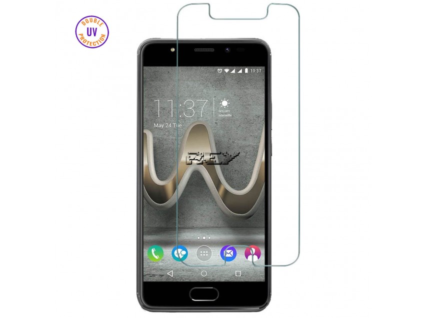 Protector Pantalla WIKO U FEEL PRIME Cristal Templado, Doble Protección UV