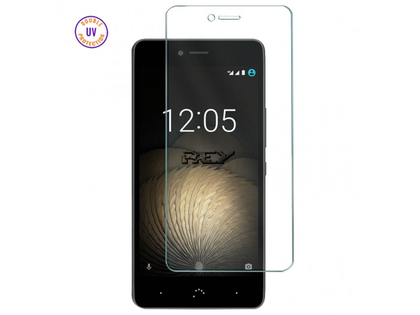 Protector Pantalla BQ AQUARIS U PLUS Cristal Templado, Doble Protección UV
