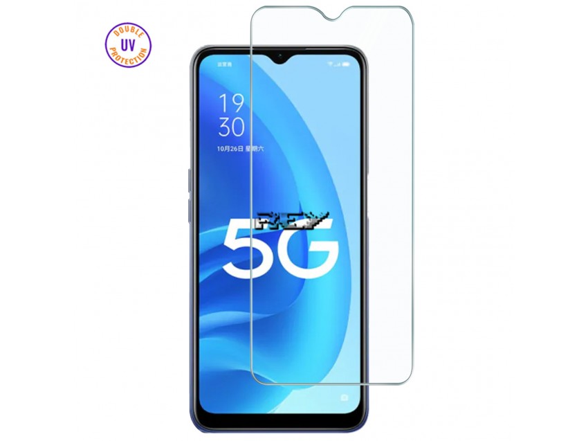 Protector Pantalla OPPO A55 5G Cristal Templado, Doble Protección UV