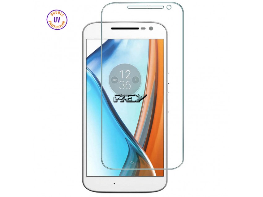Protector Pantalla MOTOROLA MOTO G4 Cristal Templado, Doble Protección UV