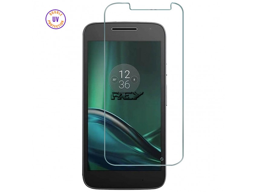 Protector Pantalla MOTOROLA MOTO G4 PLAY Cristal Templado, Doble Protección UV