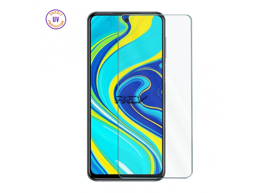 Protector Pantalla XIAOMI REDMI NOTE 9S Cristal Templado 9H+, Doble Protección UV