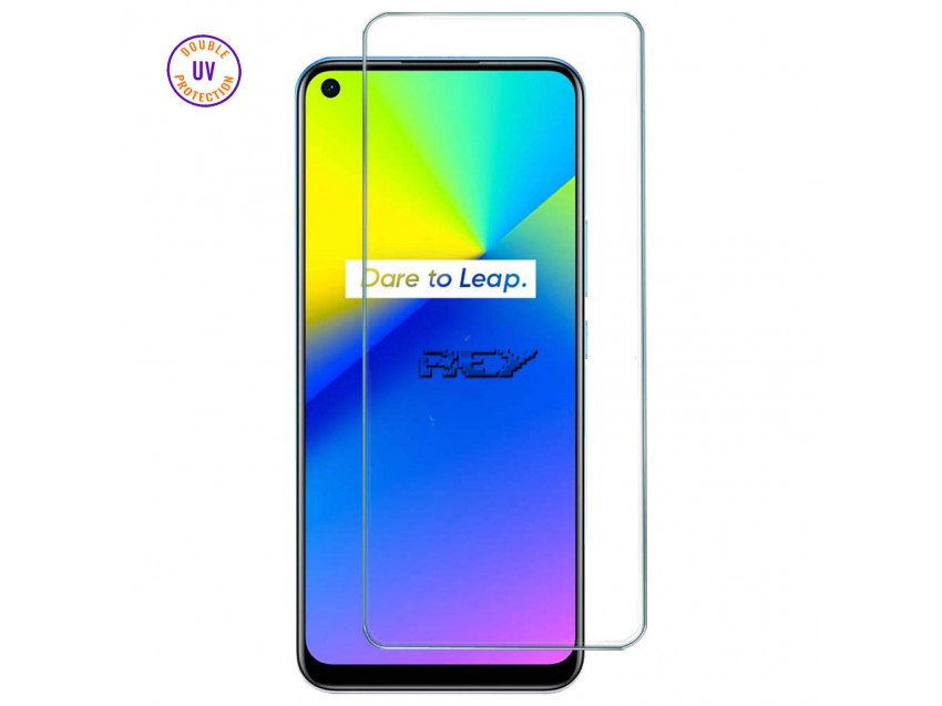 Protector Pantalla REALME 7i Cristal Templado, Doble Protección UV