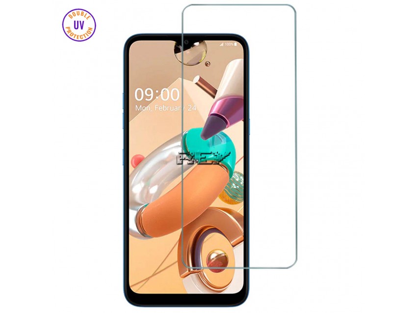 Protector Pantalla LG K61 Cristal Templado, Doble Protección UV