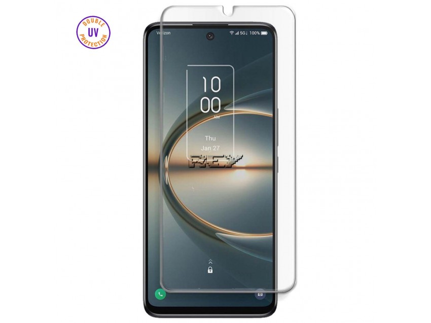 Protector Pantalla TCL 30V 5G Cristal Templado, Doble Protección UV