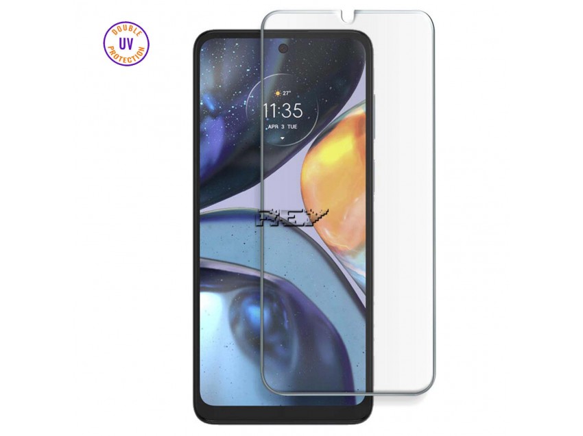 Protector Pantalla MOTO G22 Cristal Templado, Doble Protección UV