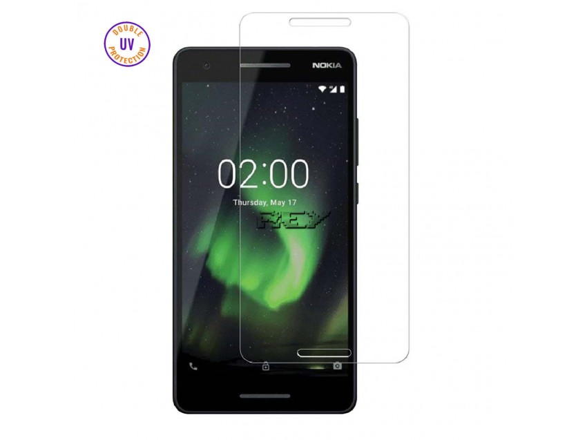 Protector Pantalla NOKIA 2.1 (NOKIA 2 2018) Cristal Templado, Doble Protección UV