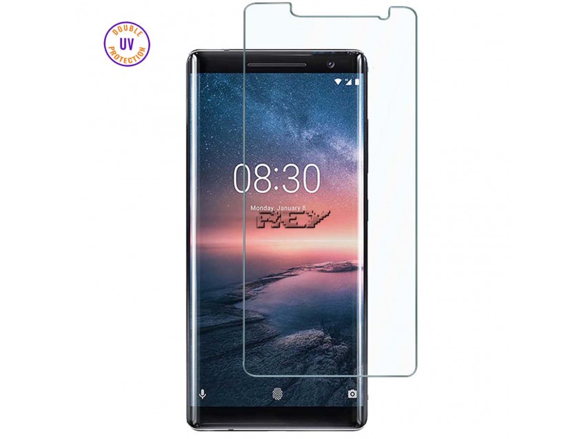 Protector Pantalla NOKIA 8 SIROCCO Cristal Templado, Doble Protección UV