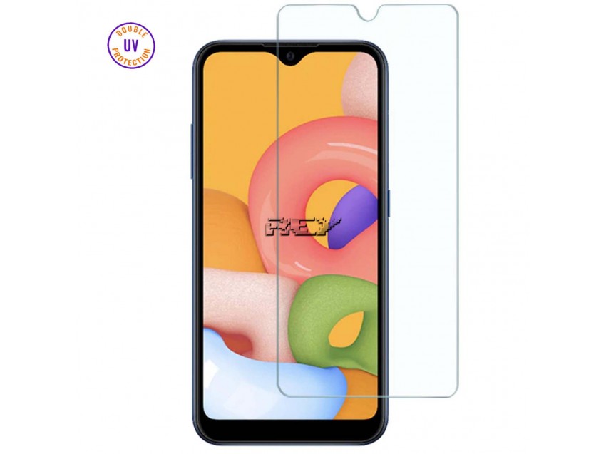 Protector Pantalla SAMSUNG GALAXY A02s Cristal Templado 9H+, Doble Protección UV