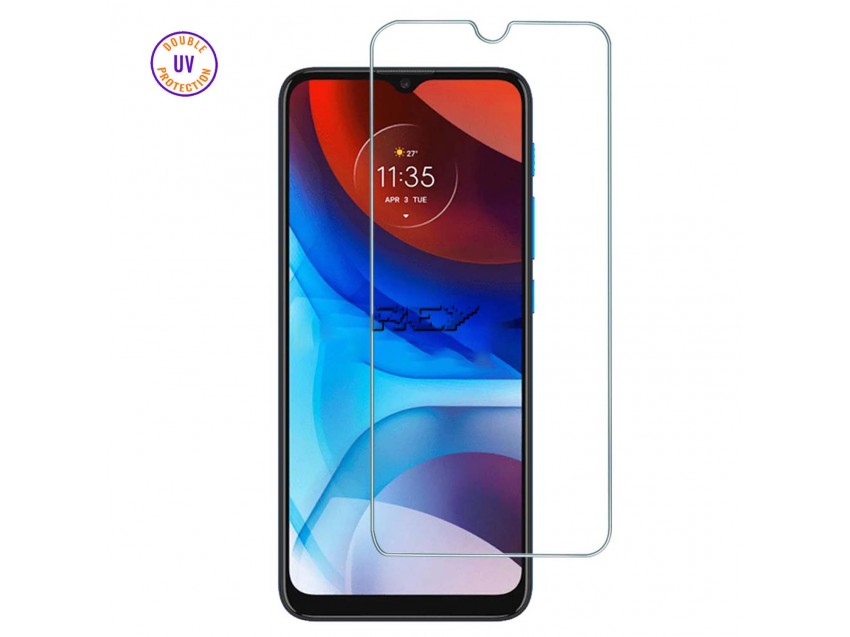 Protector Pantalla MOTO E7 Cristal Templado, Doble Protección UV