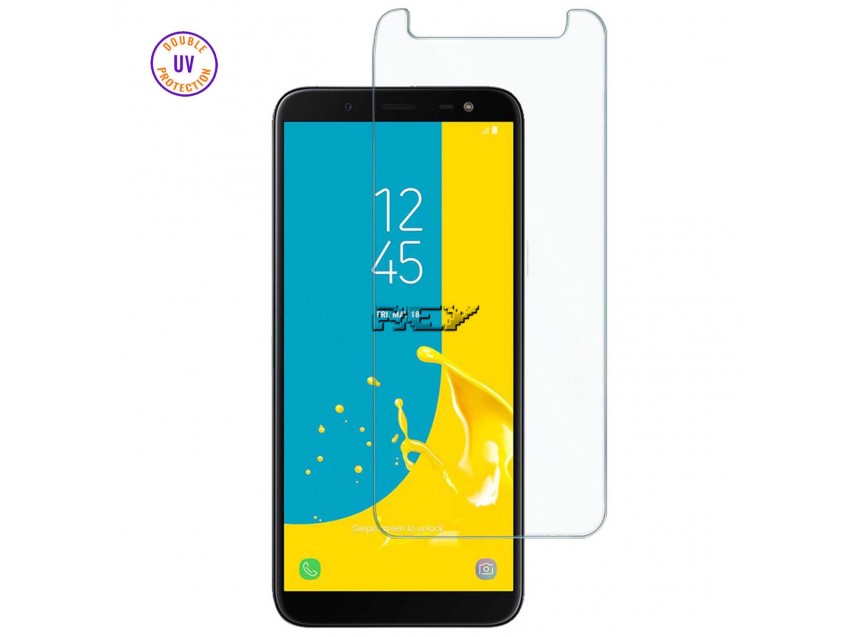 Protector Pantalla SAMSUNG GALAXY J6 2018 Cristal Templado, Doble Protección UV
