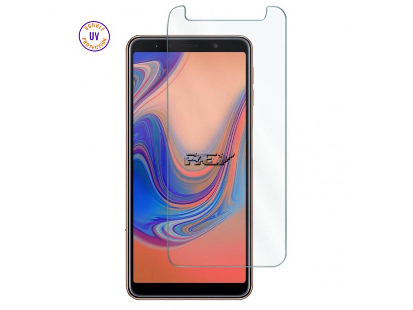 Protector Pantalla SAMSUNG GALAXY A8 PLUS Cristal Templado, Doble Protección UV