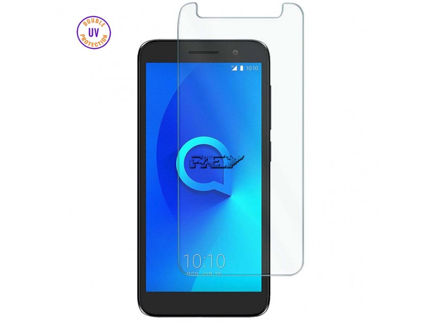 Protector Pantalla ALCATEL 1V 2019 Cristal Templado, Doble Protección UV