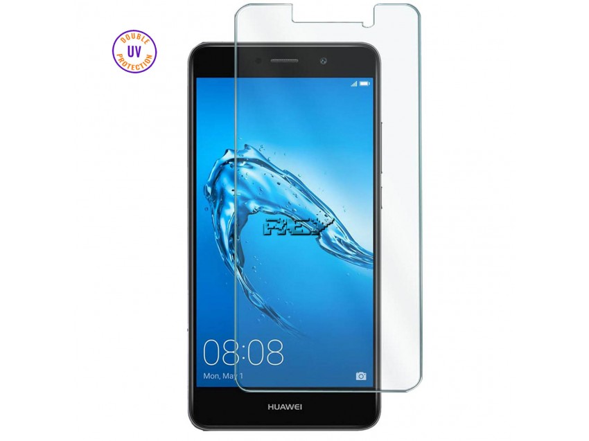 Protector Pantalla HUAWEI Y7 2017 Cristal Templado, Doble Protección UV
