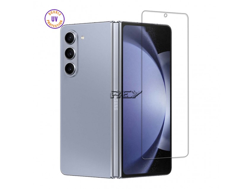 Protector Pantalla SAMSUNG GALAXY Z FOLD5 Cristal Templado, Doble Protección UV