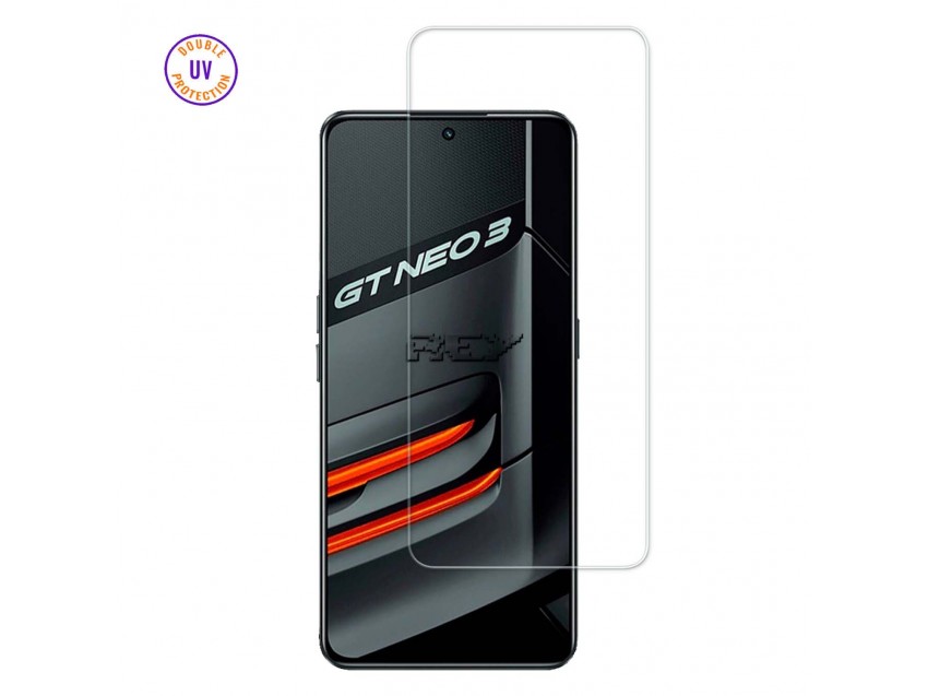 Protector Pantalla OPPO REALME GT NEO 3 Cristal Templado, Doble Protección UV