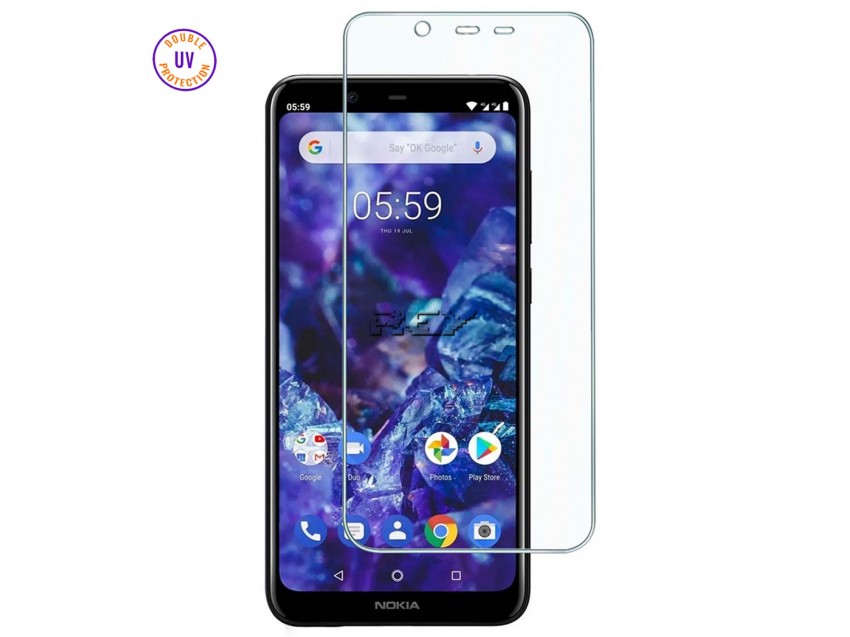 Protector Pantalla NOKIA X5 Cristal Templado, Doble Protección UV