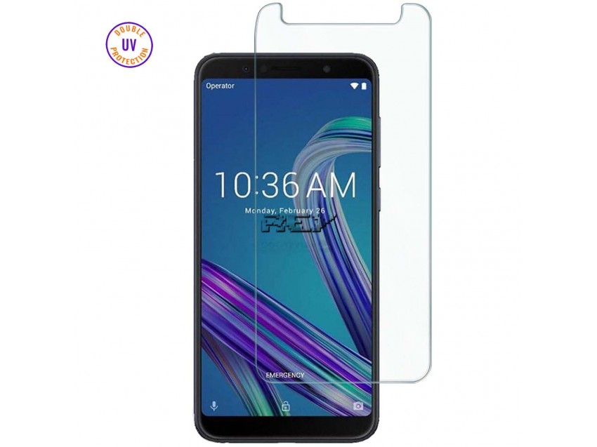 Protector Pantalla ASUS ZENFONE MAX PRO M1 ZB601KL Cristal Templado, Doble Protección UV