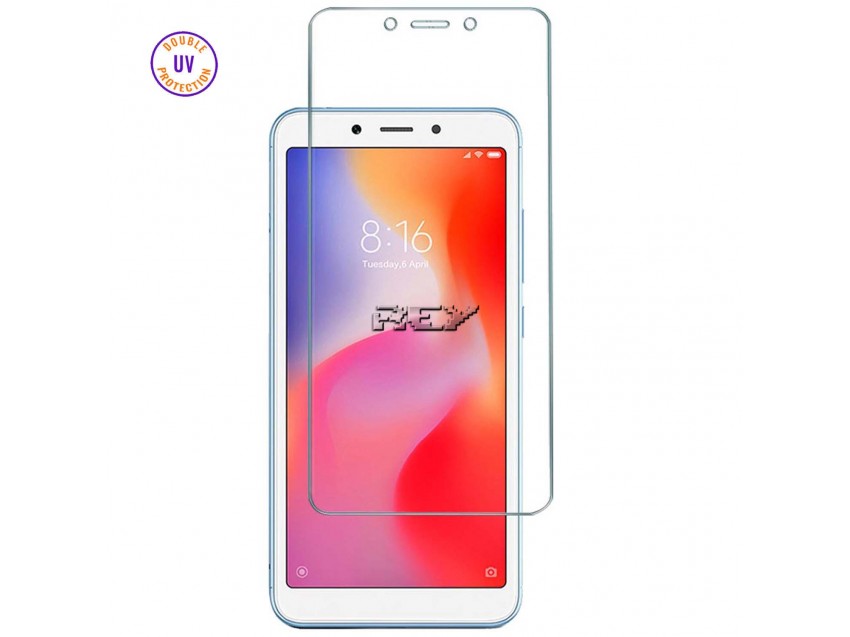 Protector Pantalla XIAOMI REDMI 6A Cristal Templado, Doble Protección UV