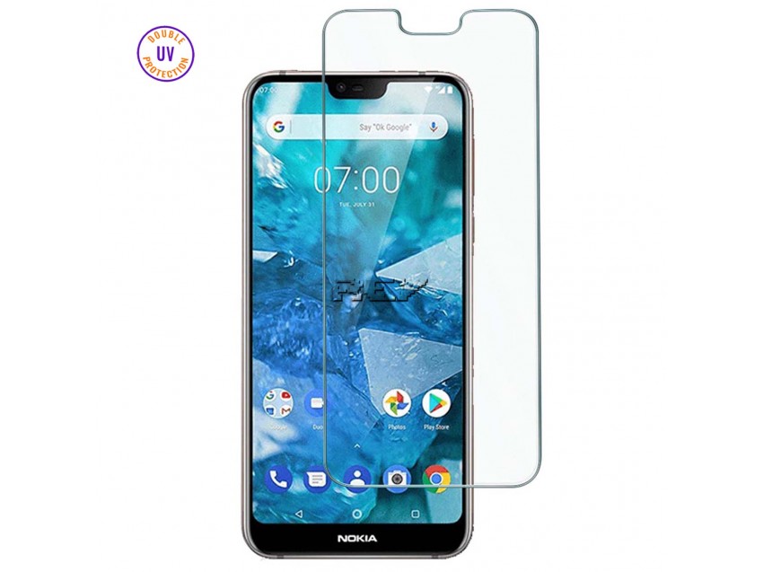 Protector Pantalla NOKIA 7.1 PLUS Cristal Templado, Doble Protección UV