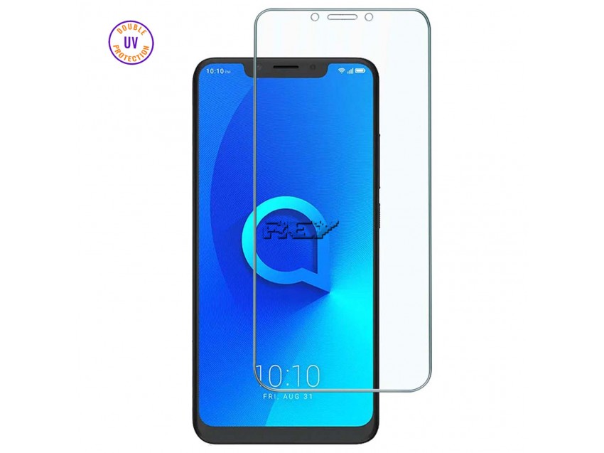 Protector Pantalla ALCATEL 5V Cristal Templado, Doble Protección UV