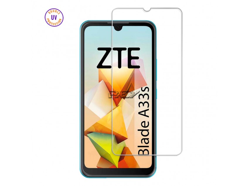 Protector Pantalla ZTE BLADE A33s Cristal Templado, Doble Protección UV