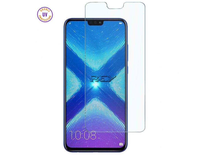 Protector Pantalla HUAWEI HONOR 8X Cristal Templado, Doble Protección UV