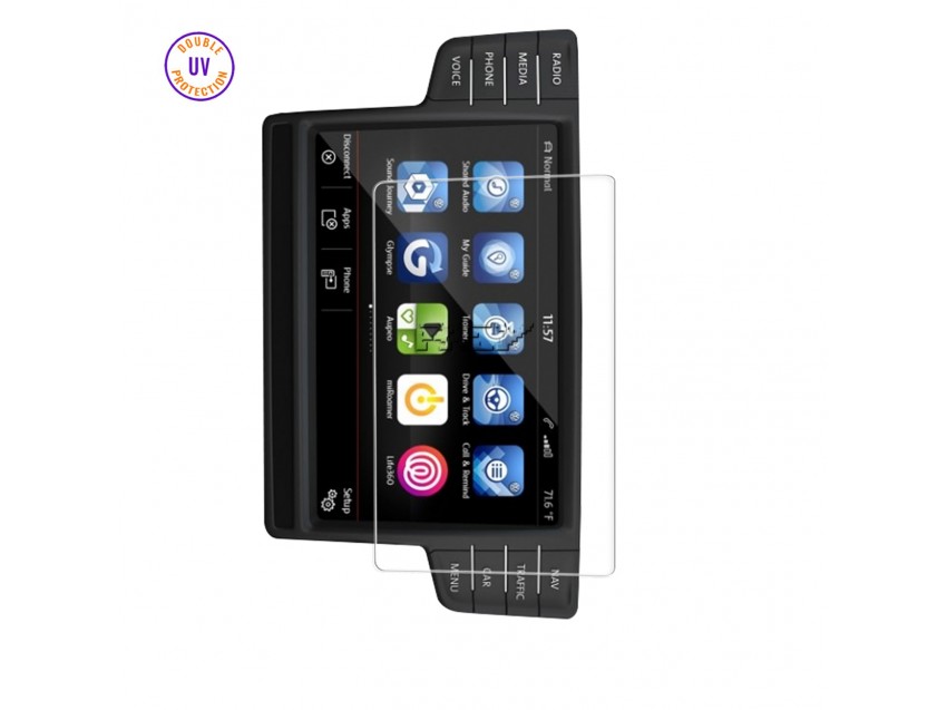 Protector Pantalla GPS VOLKSWAGEN GOLF 7 Cristal Templado, Doble Protección UV