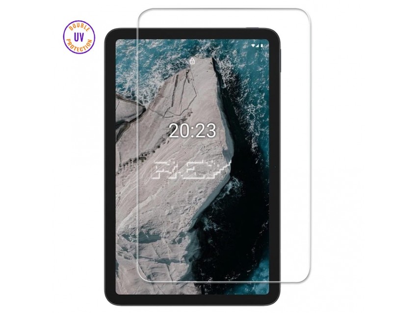 Protector Pantalla NOKIA T20 10,4" Cristal Templado, Doble Protección UV